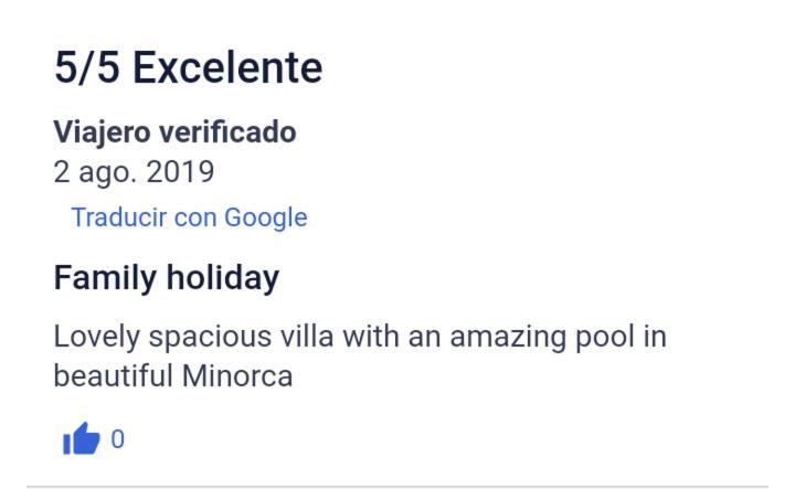 Villa Sirena Cala'N Blanes  Exteriör bild